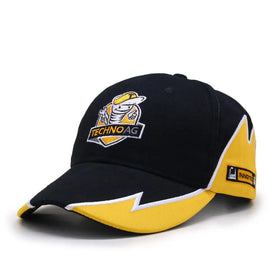High Quality Cotton Vintage Cap Two Tone Racing 5 Panel Sport Hat Embroidered Patch Personalized Baseball Cap Hats for Men
