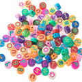 10mm Mixed Color Z Letter Ceramic Sheet DIY Jewelry Making Phone Chain Necklace Earrings Loose Beads Third Party Certified