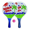Factory Direct Price MDF Wood Material Beach Rackets Set Outdoor Playing Entertainment Beach