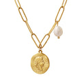 New Delicate Brand Figure Necklace Letter Pendant Splice Chain Necklace