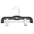 Custom 9 Inch Pants Plastic Hanger Trouser Skirt Clothes Hanger with Clips
