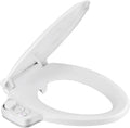 Bidet Seat Elongated Toilet  White Quiet-Close Toilet Seat Seat Easy to Install