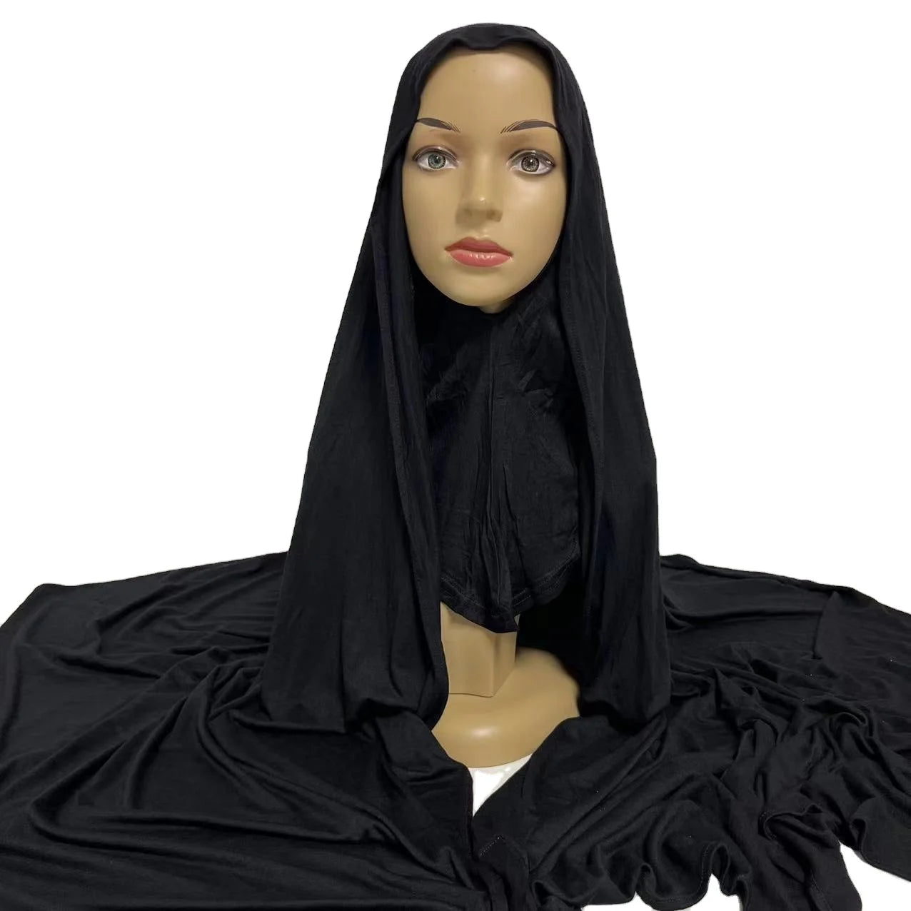 Latest Premium Jersey Scarf Shawl Inner Caps One Piece Instant Jersey Hijab Designs Full Cover Ninja Malaysia Ready Wear Muslims