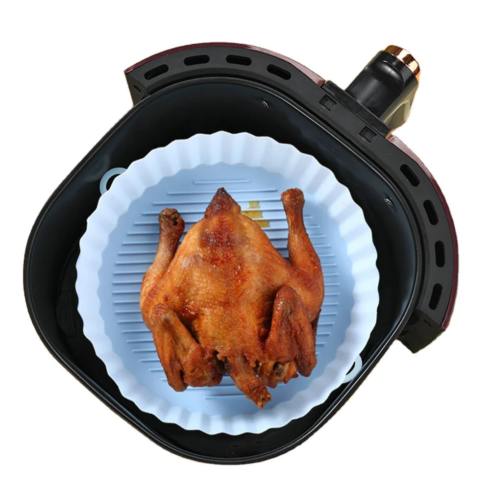 Silicone Material Bakeware Set for Fryer Cooking Pot Oven Cake Bakeware Ceramic Simple BPA Free Fryer Liner