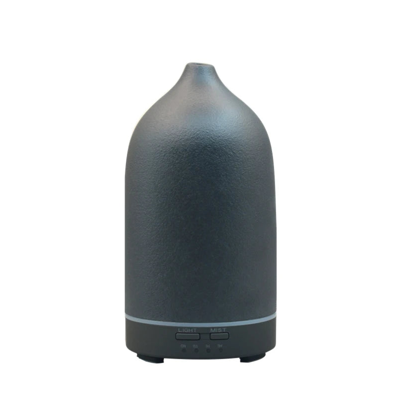 Wholesale Electronic Black Ceramic Stone Essential Oil Diffuser for Home Bedroom Office Desk