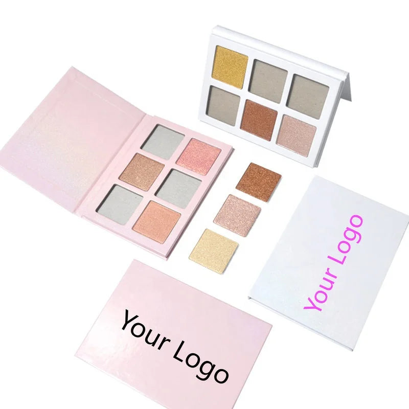 Wholesale Private Label Long Lasting Shimmer High Quality DIY Highlighter Makeup