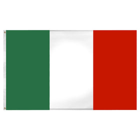 Ready to Ship 100% Polyester 5x8ft 150x240cm Stock Green White Red ITA Italian Italy Flag