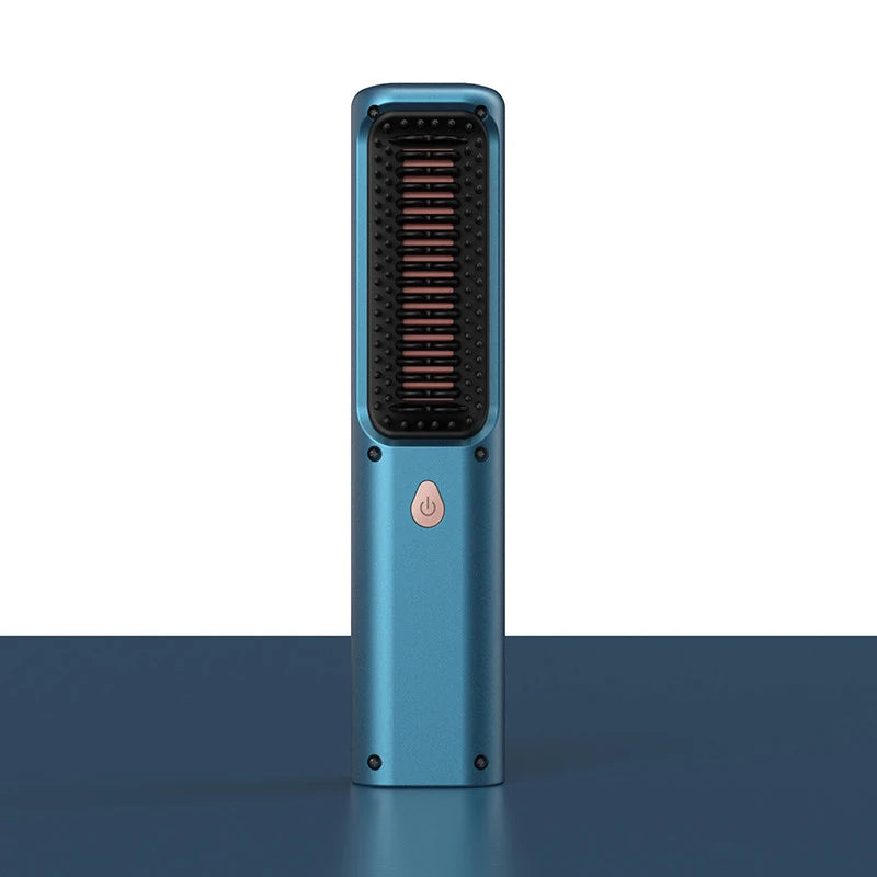 Oem Wireless Hair Curler Easy Carry Flat Iron Wireless Mini Travel Hair Straightener Brush