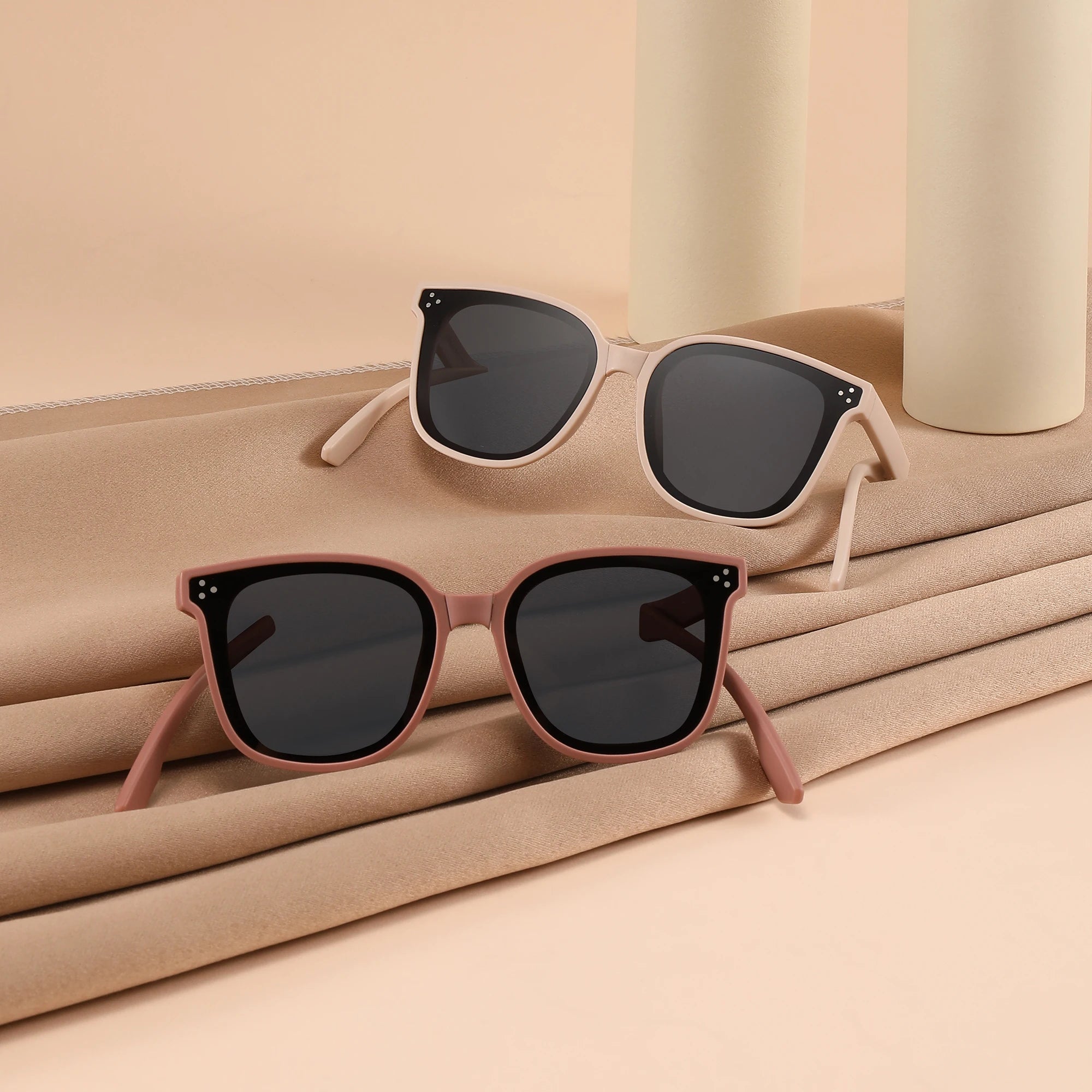 New Arrivals Trendy Silica Gel Frame Kids Foldable Sunglasses Polarized PCHinge Boys Girls Shades Sunglasses 2024