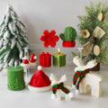 DIY Christmas Tree Candle Silicone Molds Christmas Ornaments Decoration Christmas Hat Snowflake Aromatherapy Candle Molds
