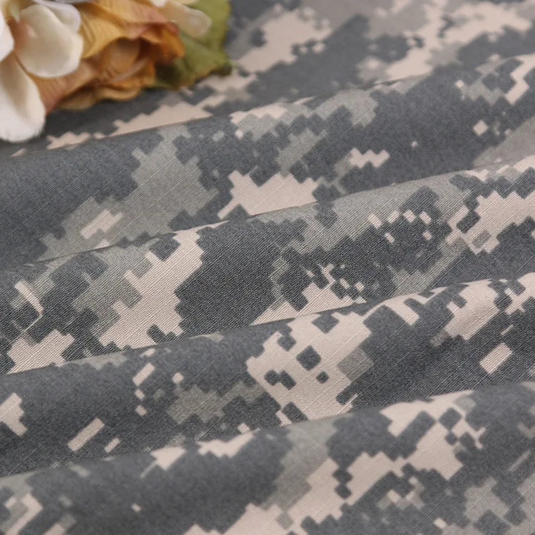 Breathable Waterproof Fabric Cotton Nylon Camouflage Ripstop Fabric MegaBDM
