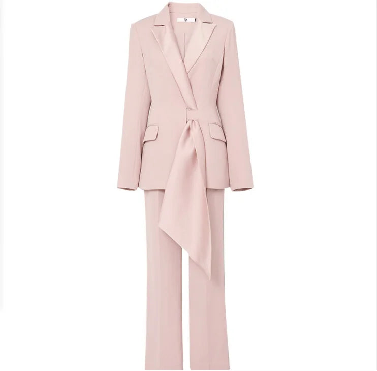 Autumn 2026 New High End Fashion Women's Clothing Design Temperament Leisure Two Piece Suit