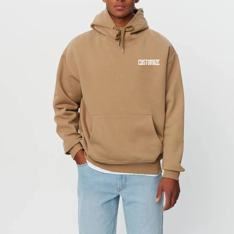 OEM Manufacturer Hooded Drawstrings Workout Pull Over Men Sports Hoodies for Casual