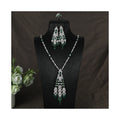 Luxury Shining Zircon Tassel Earrings Necklace Ring Set Jewellery Women Bridal Wedding Jewelry Sets