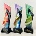 Full Color Printing Personalized Crystal Trophy MH-NJ0688