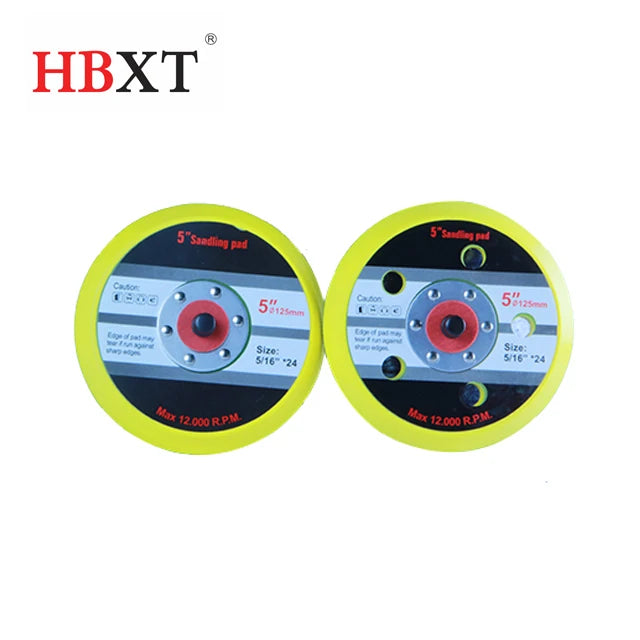 5 6 Inch 125mm 150mm Double-acting Backing Pad Random Orbital Hook and Loop Sanding Pad