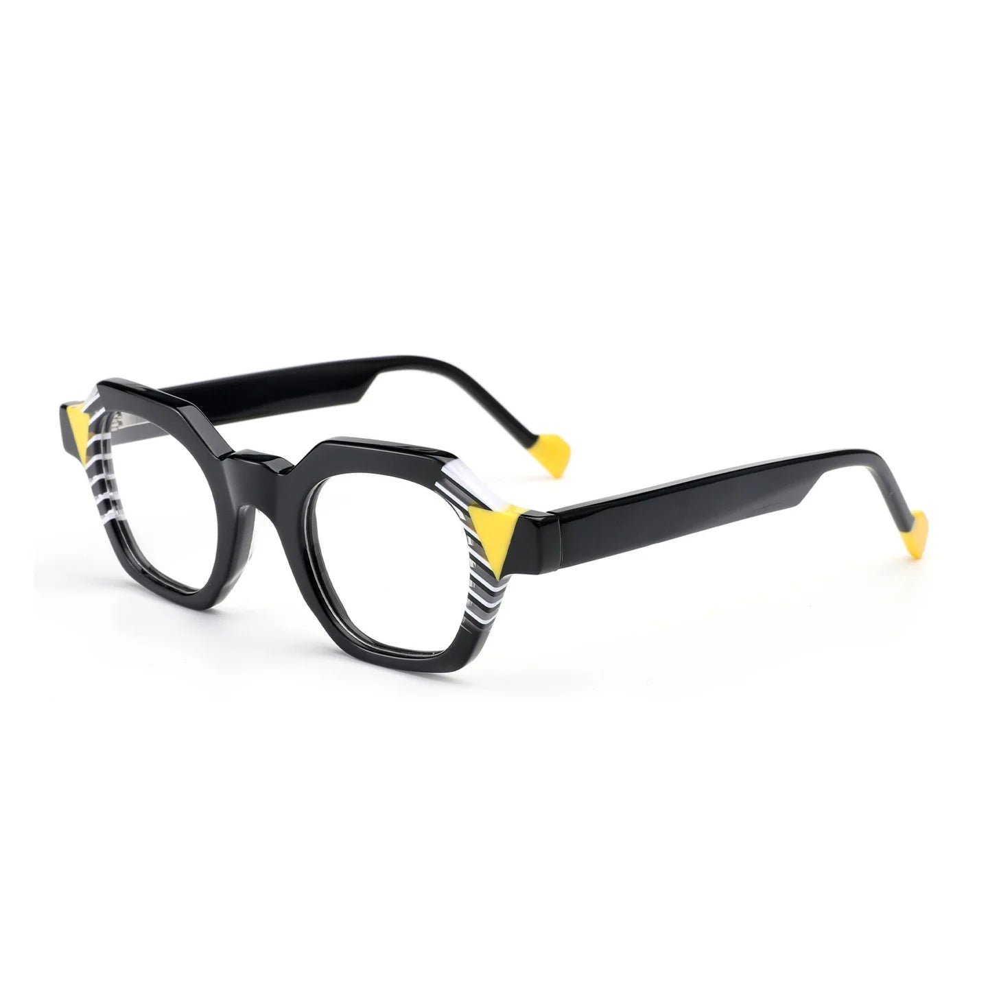 Patchwork Color Plate Optical Frames Multilateral square Frame Fashion Acetate Glasses Custom Logo