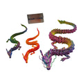 Wholesale Custom FDM PLA Animal Toys 3D Printing Services 3D Printed Chinese Dragon Egg Articulated Dragon Christmas Gift