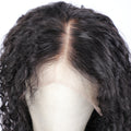 Black Women's Glueless Full HD Lace Front Wigs Kinky Curly Raw Brazilian Human Hair Long Length HD Lace Frontal Wig