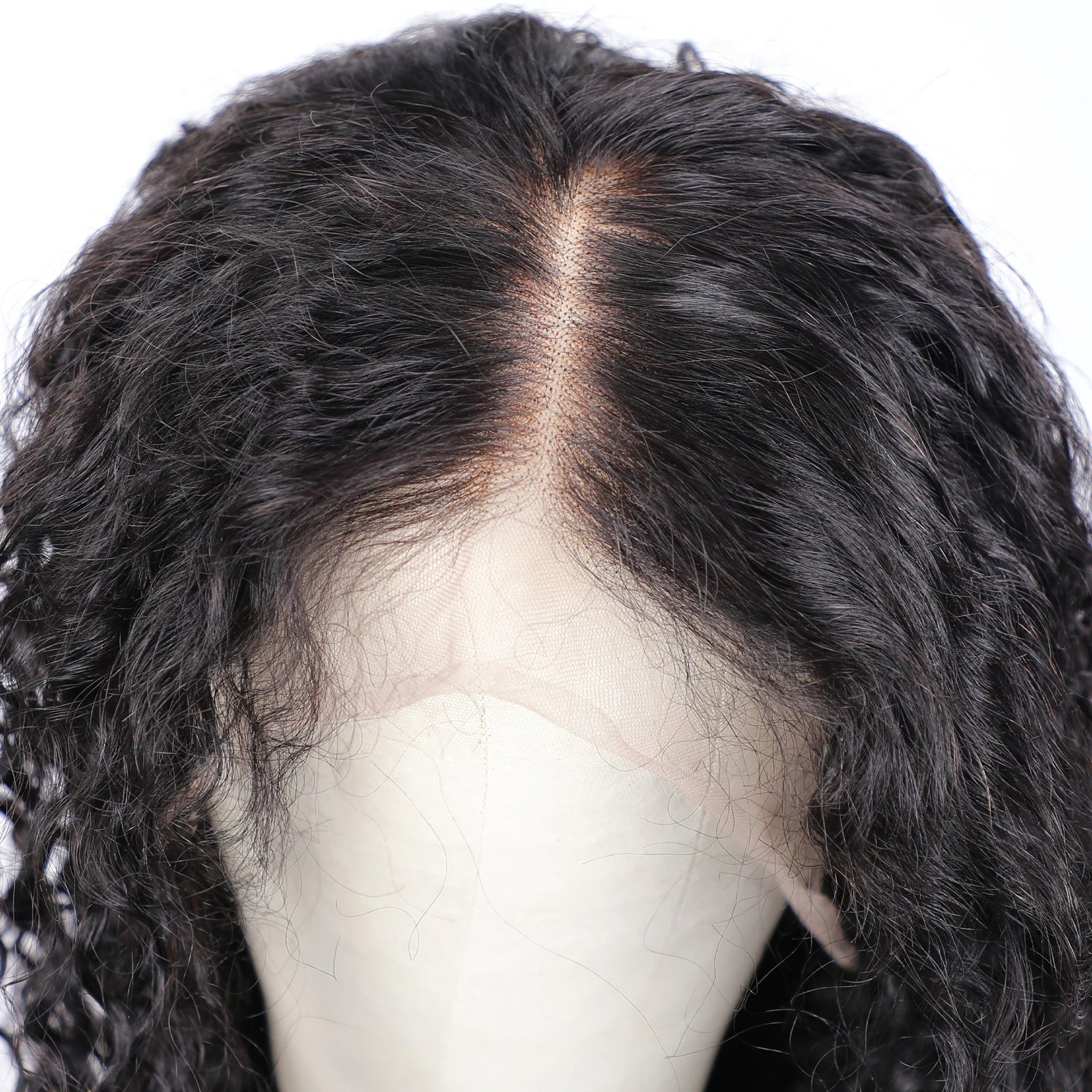 Black Women's Glueless Full HD Lace Front Wigs Kinky Curly Raw Brazilian Human Hair Long Length HD Lace Frontal Wig