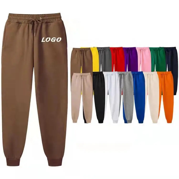 Custom logo Sweatpants Plain Cargo Men Jogging Pants Blank Track Pants Fleece Mens Joggers Pants