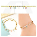 Fashion Jewelry Manufacturer Custom Gold Plated Stainless Steel Trendy Pendant Bracelet Anklets for Unisex Gift