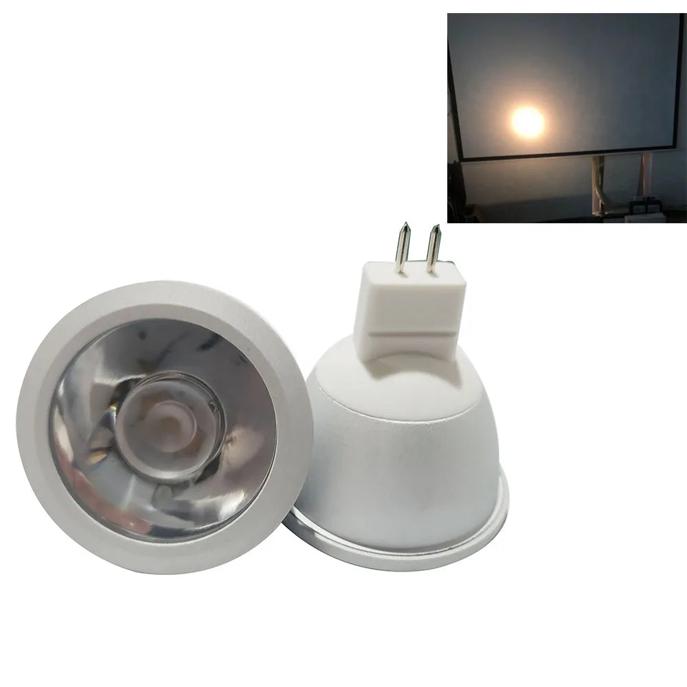 3W 5W GU10 Mr16 LED Bulb MR-16 Narrow Spot 5 Degree Beam Spread Flood Light 300LM 4000K Dimmable