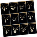 DAIHE Wholesale Dubai Bridal 18K Gold Plated Stainless Steel Pendant Necklace Earrings Jewelry Set for Women