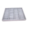 Customize Luxury 40 Slots Bangle Bracelet Display Tray Gray Red Black Velvet Jewellery Tray for Counter