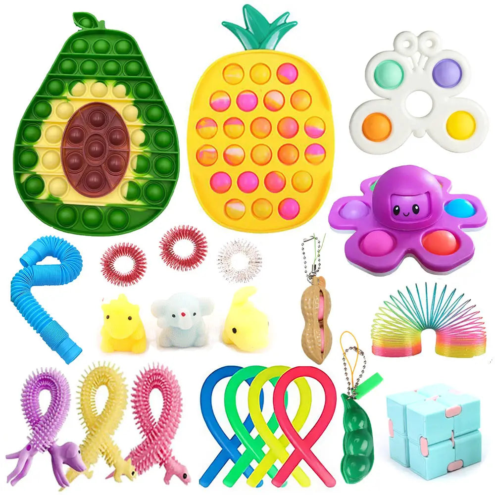 Good Service JYTZ0099 Fidget Toys All on One Box Stress Relief Toys Sensory Fidget Toys for Cheap Price