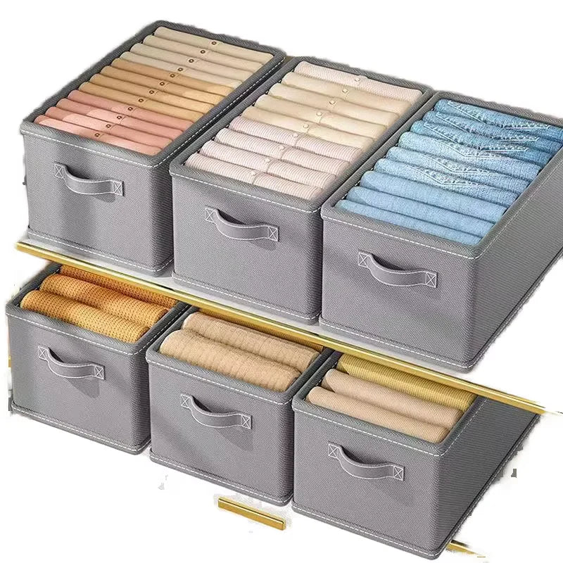 Lavinia Modern Design Multifunctional Nonwoven Wardrobe Organizer Dust Proof Storage Box with 10kg Load Capacity