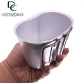 Outdoor Camping Survival Portable Cooking Utensils Lunch Box Water Cup Aluminum Lightweight Multi-function Cost-effective
