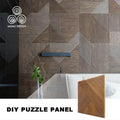 MUMU Decor Peel and Stick Wooden Strips for Reception for Restaurant Partition Solid Wood Wall Panels