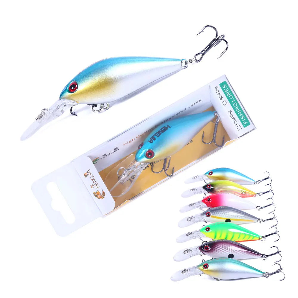 Wholesale CB042 8cm 8.5g Artificial Hard Plastic All Water Layers Crankbaits Fishing Lures