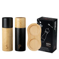 Custom Creative Salt and Pepper Grinder Set Wooden Spice Grinder Salt and Pepper Mill Shaker for Kitchen Cooking Tools MegaBDM