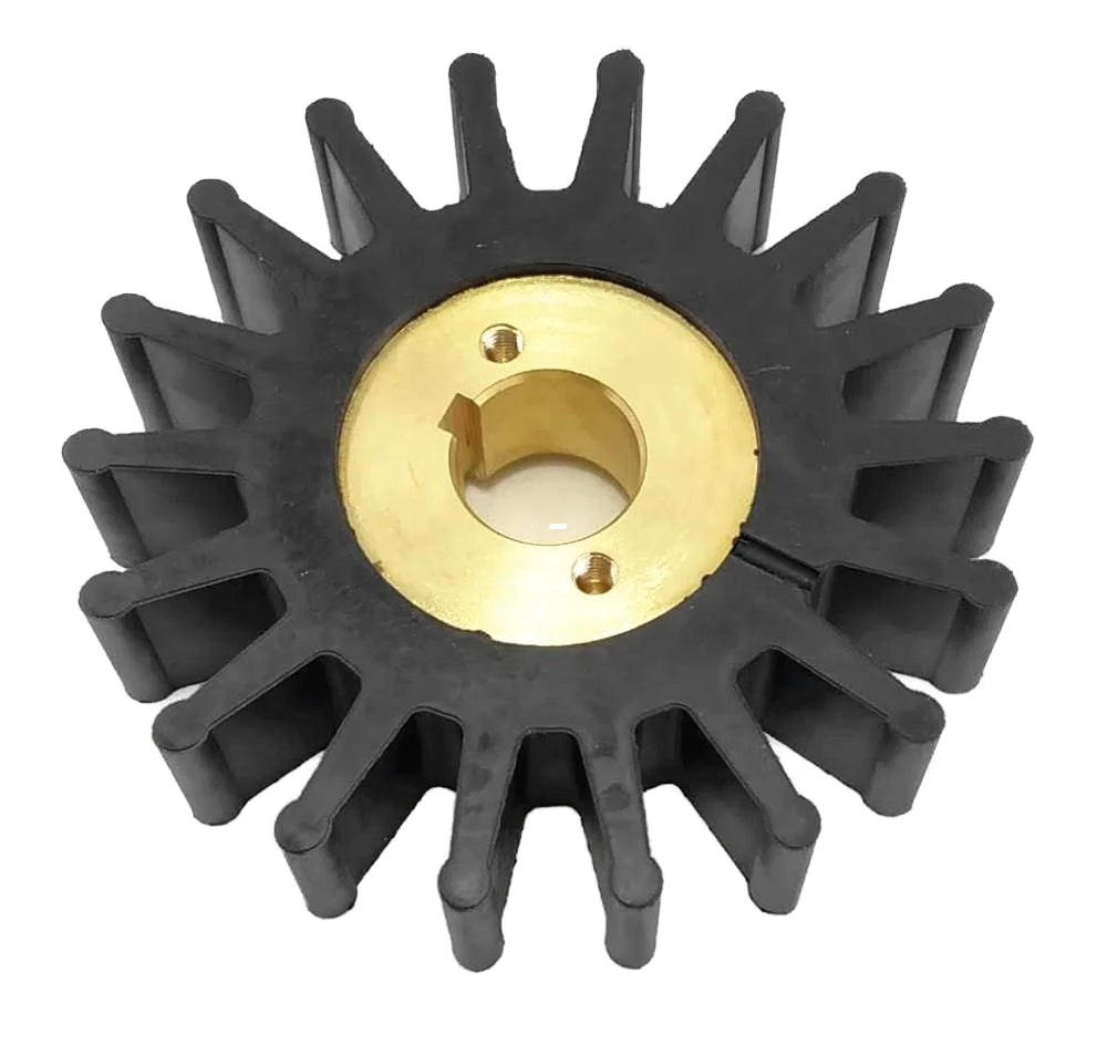 Flexible Boat Rubber Impeller Closed Type Replacement for Jabsco 9500-0001 & Johnson 15299-1000 Marine Pump Impeller