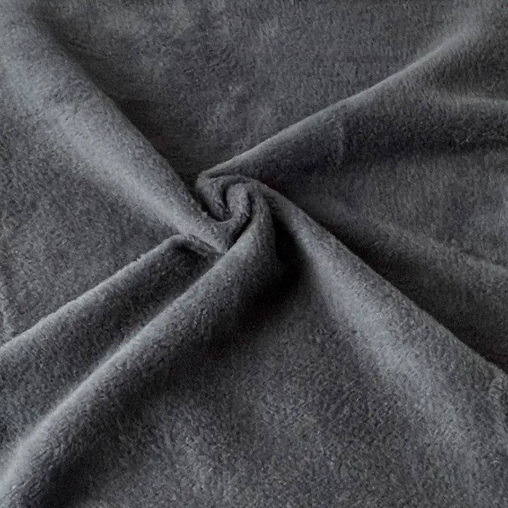 100% Polyester 50D Stretch Anti-static Soft Minky Plush Velvet Fabric for Baby Girls Sleepwear Garment Toy Pillow Case & Blanket