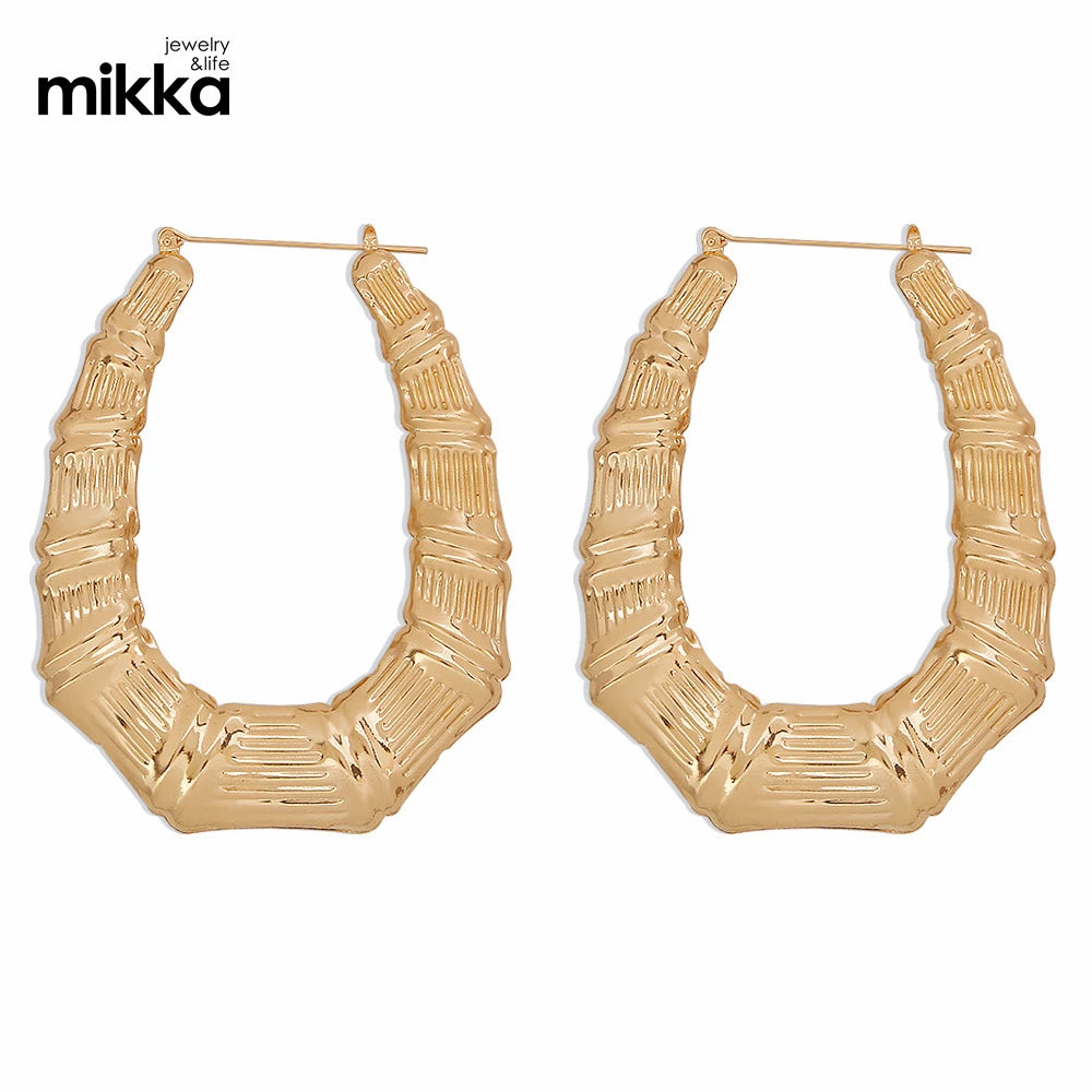 SY Fashion Hoop Zinc Alloy Bamboo Butterfly Cartilage Earrings for Women Jewelry Gift
