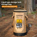 Oxford Fabric Gas Canister Storage Bag Waterproof Abrasion Resistant Portable Outdoor Camping Gas Tank Shoulder Carry Bag