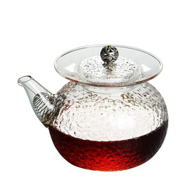 300ml Mini Capacity Teapot Hand Hold Teapot High Borosilicate Glass Teapot with Glass Lids Customized Gifts