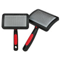 Hot Selling  Professional Grade Coated Tips Soft Pin Curved Slicker Brush Gentle on Skin for Pet Dogs and Cats