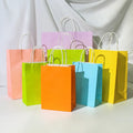Wholesale Luxury Craft Gift Brown White Kraft Paper Bags Custom Printed Shopping Bag Your Own Logo Offset Printing Surface