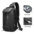 Factory Hot Sell Wholesale Fashion Anti Theft Men Custom Waterproof Shoulder Chest Crossbody Sling Bag for Men
