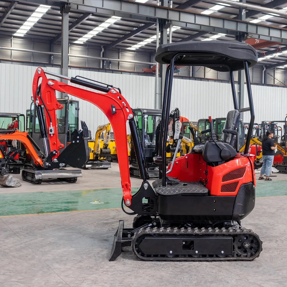 Boom Swing Function Mini Excavator Machines 1.8T Mini Excavator for Sale