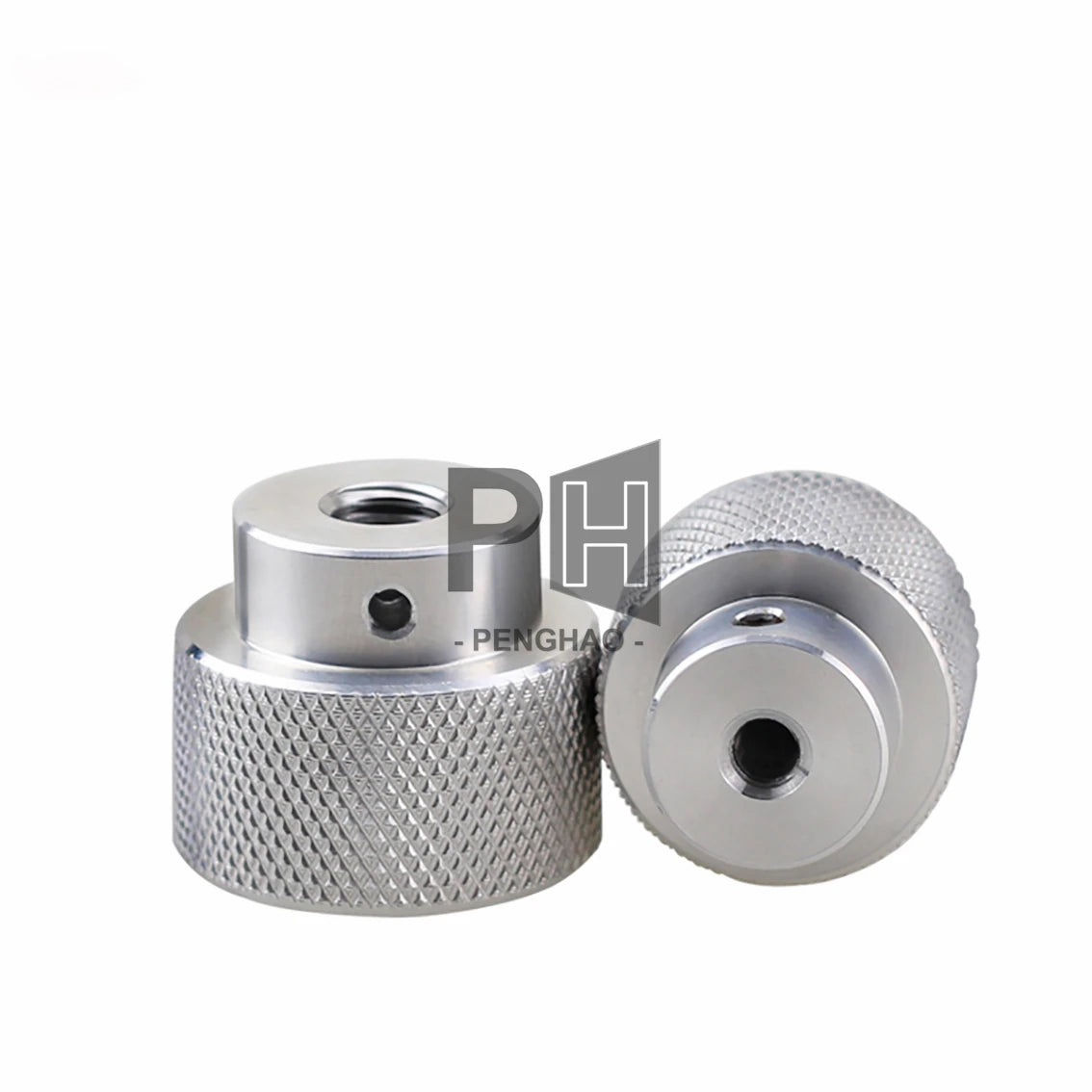 M3 M4 M5 M6 M8 M10 Knurled Thumb Nuts With Side Hole Silver/Black/Red Aluminum Alloy Hand Grip Knobs Step Nut