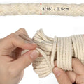Cotton Polyester Twisted Rope Braided Cord 6 Mm-30 mm for  Household Clothesline Creating CurtainsDecorativeString