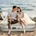 Vanace Lightweight Space Saving Skin Friendly Flocked Surface Auto Inflating air Mattress for Camping