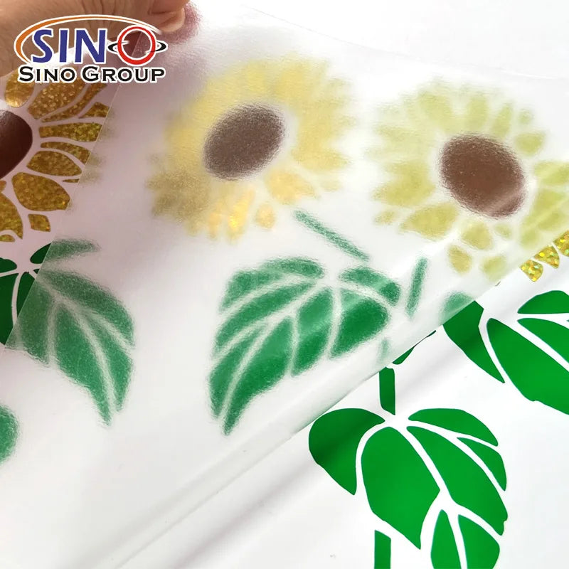 Hot Selling PVC Clear Adhesive Plastisol Transfer Film Tape Roll for Vinyl Application