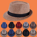 2026 Wholesale British Style Linen Formal Hat Outdoor Sun Straw Hat Sunshade Hats for Men