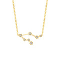Qiuhan Diamond Pendant Personality Simple Mother's Day Gift 12 Signs Necklace